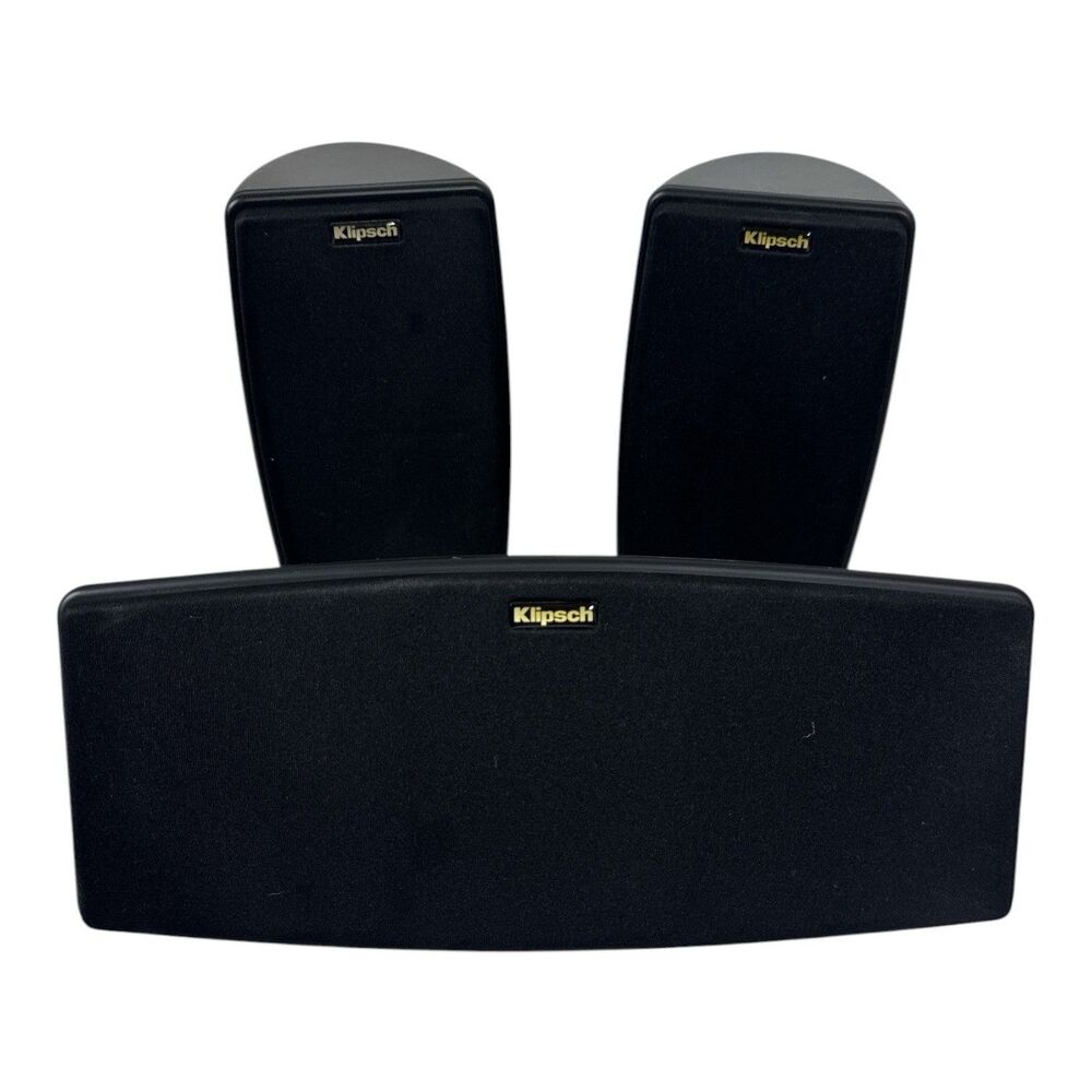 Klipsch Quintet III Center Satellite Speakers Matching SN Excellent Sound